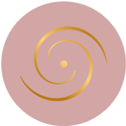 Logo médaillon rose