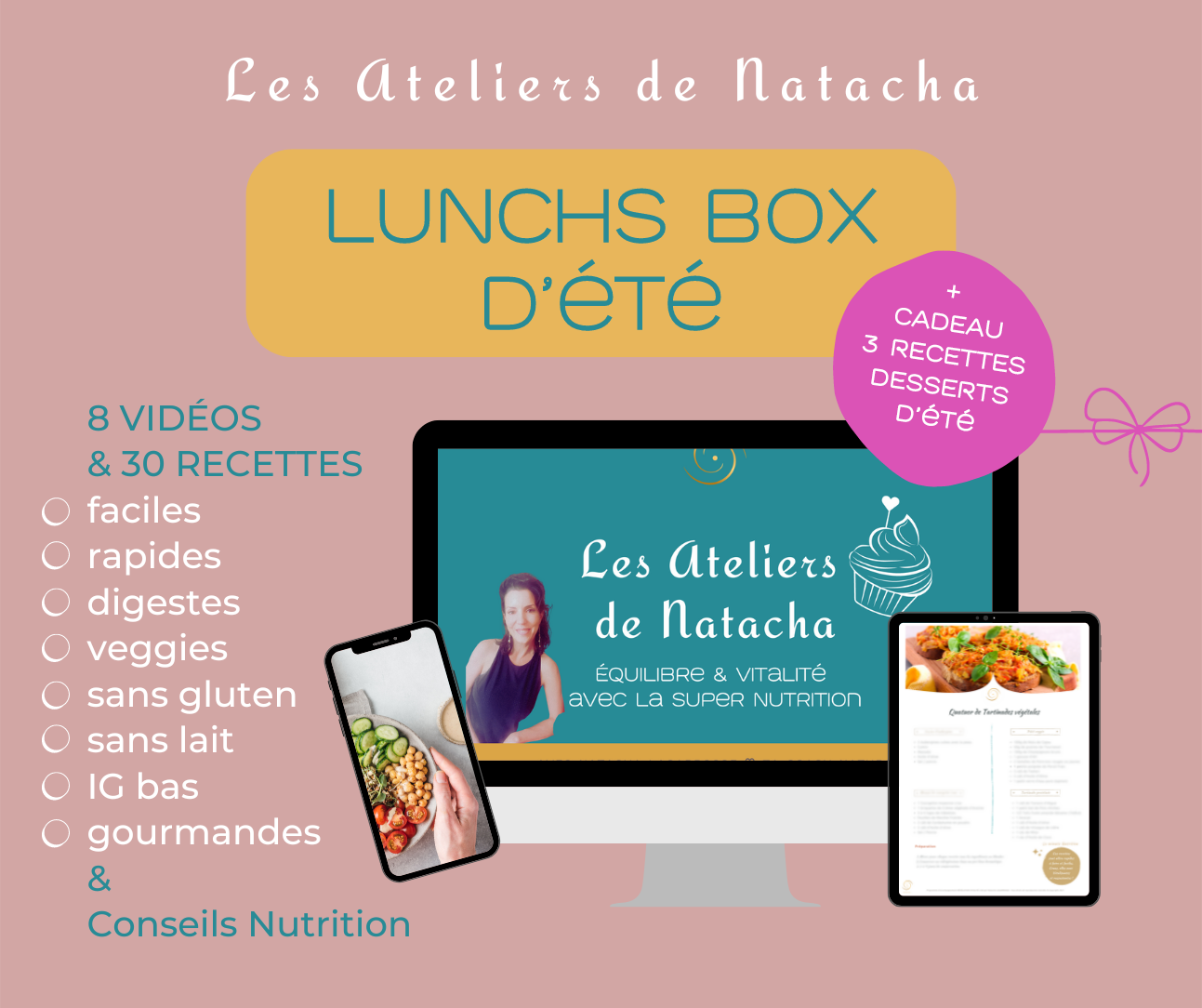 Natacha Lagarosse avec un panier de légumes à la main